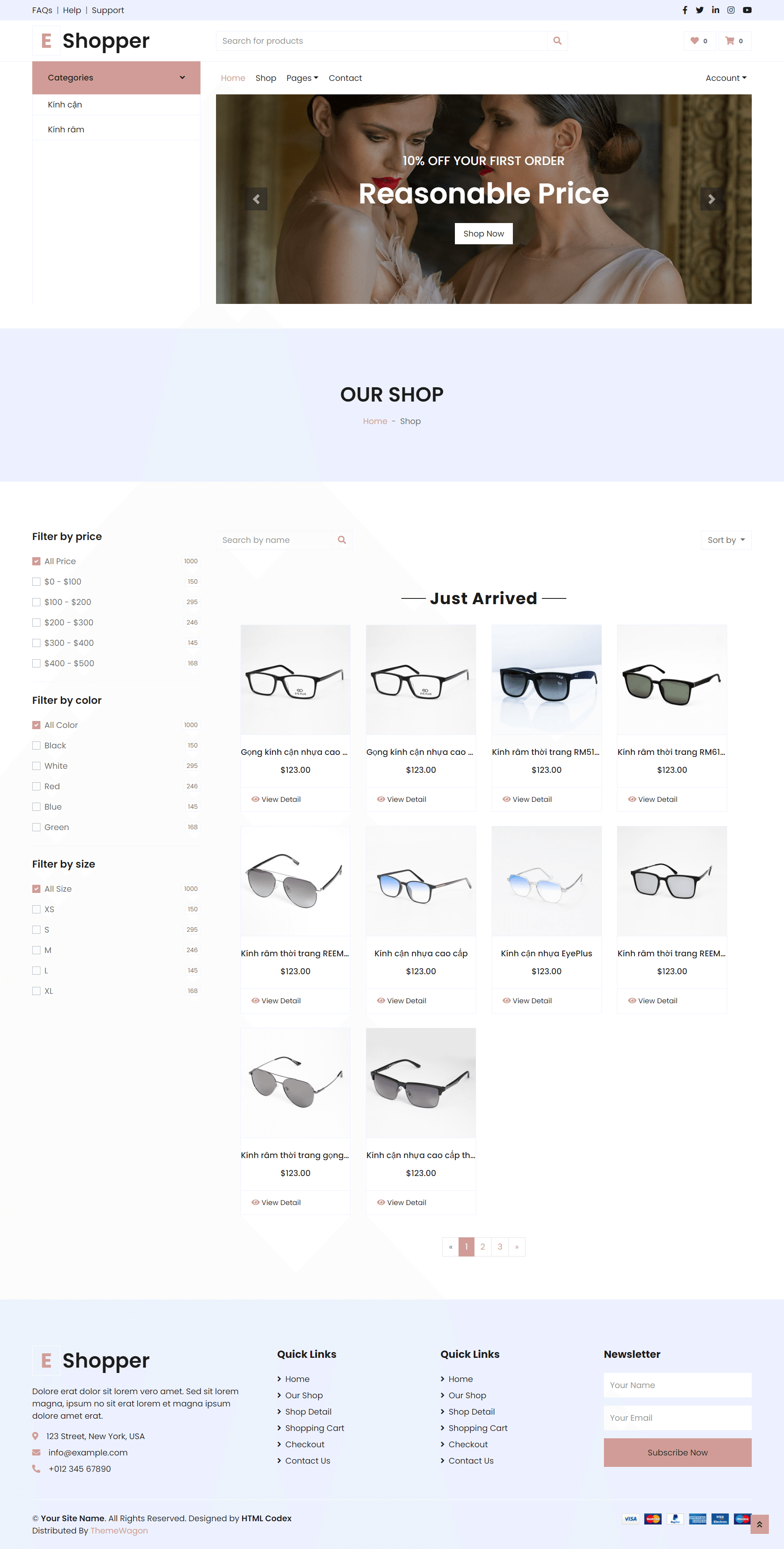 Glasses Shop